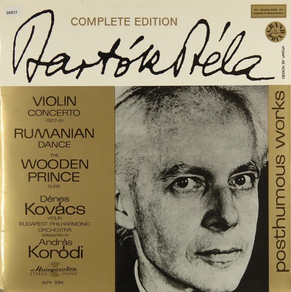 Bartók: Violin Concerto / Rumanian Dance u.a.