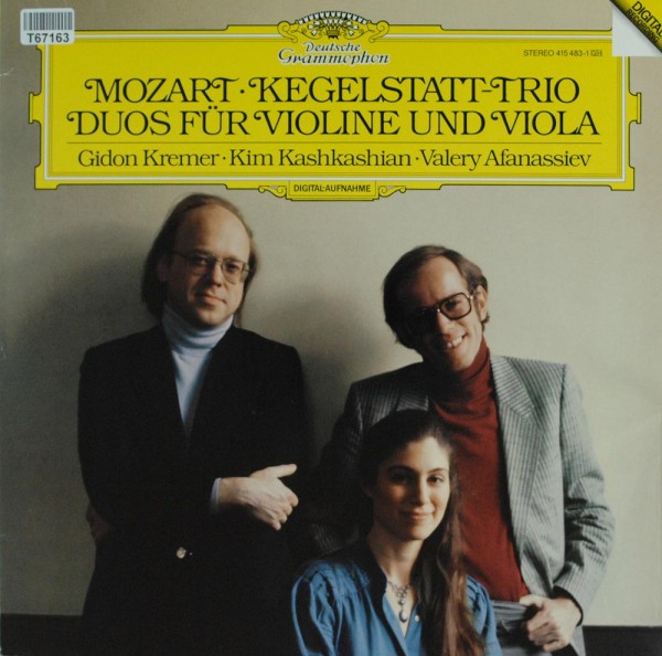 Wolfgang Amadeus Mozart - Gidon Kremer • Ki: Kegelstatt-Trio / Duos Für Violine Und Viola