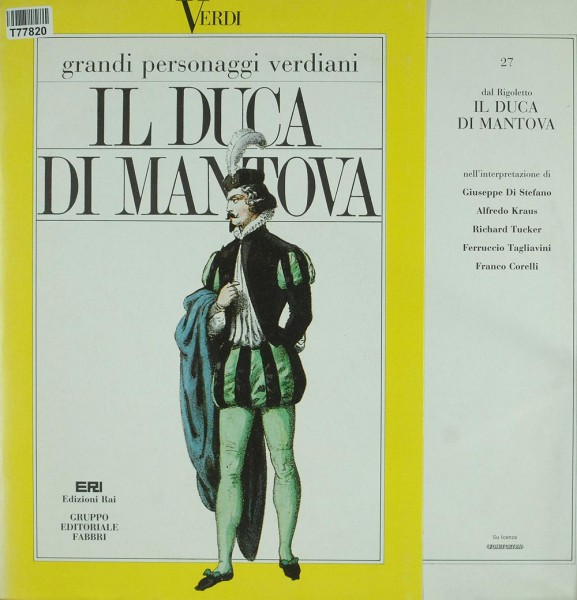 Giuseppe Verdi: Verdi: Edizioni Rai 27 - Dal Rigoletto Il Duca Di Montov