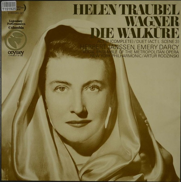 Helen Traubel, Herbert Janssen , Emery Darcy: Die Walküre (Act III (Complete) / Duet (Act I, Scene 3