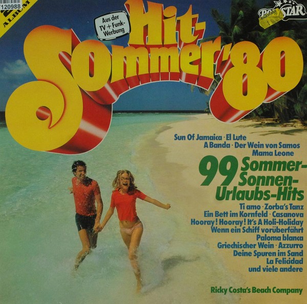 Various: Hit-Sommer &#039;80 (99 Sommer-Sonnen-Urlaubs-Hits)