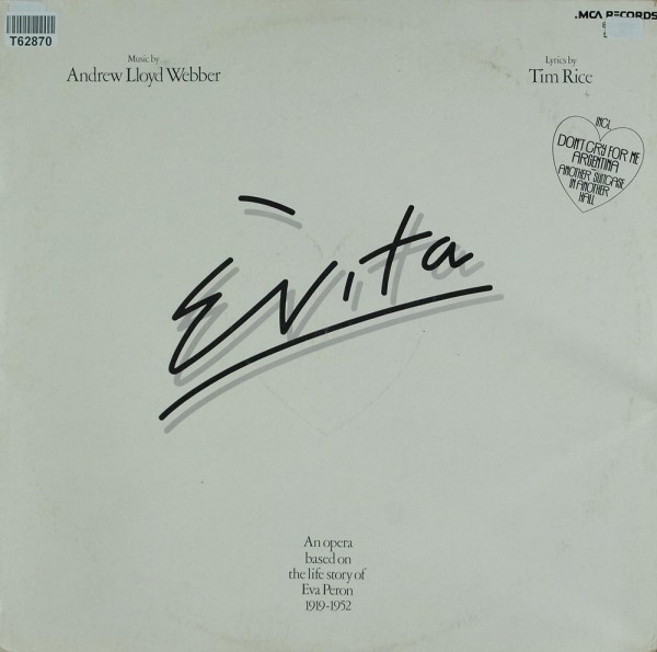 Andrew Lloyd Webber, Tim Rice: Evita