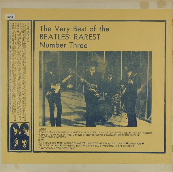 Beatles, The: The Very Best of The Beatles´ Rarest Number Three