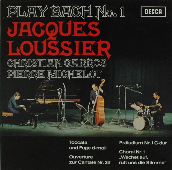 Jacques Loussier / Christian Garros / Pierr: Play Bach No.1