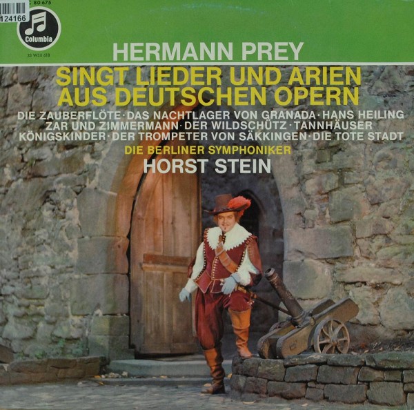 Hermann Prey: Singt Lieder Und Arien Aus Deutschen Opern