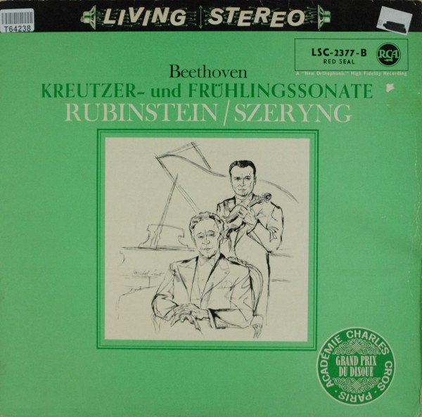 Ludwig Van Beethoven - Arthur Rubinstein, H: Kreutzer- Und Frühlingsssonate