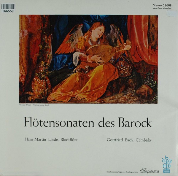 Gottfried Bach, Hans-Martin Linde: Flötensonaten Des Barock