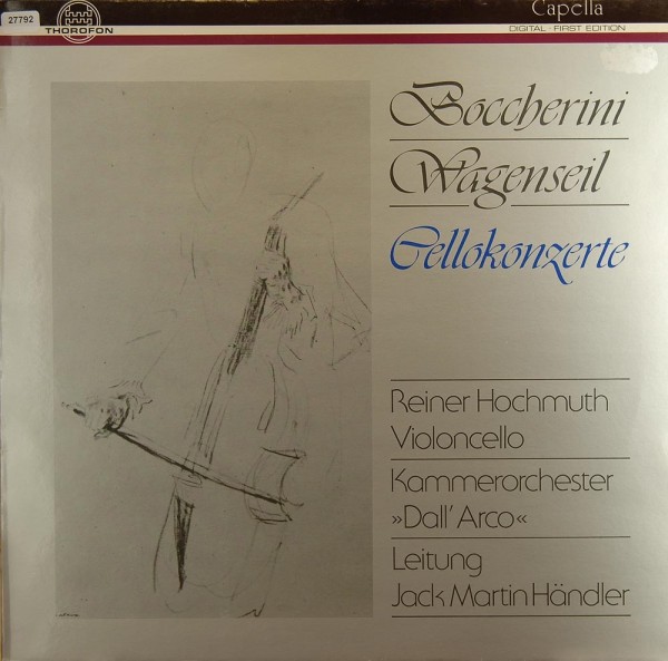 Boccherini / Wagenseil: Cellokonzerte