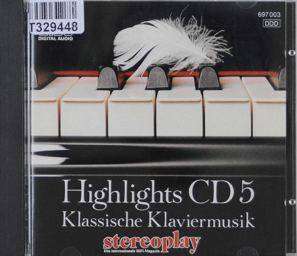 Various: Highlights CD5 Klassische Klaviermusik