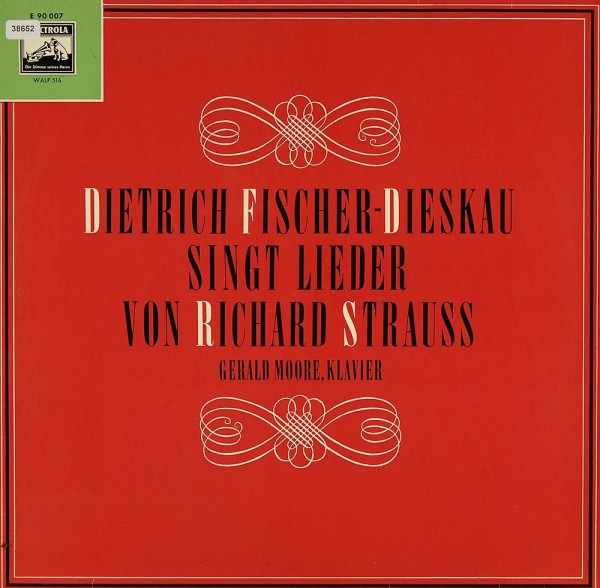 Fischer-Dieskau, Dietrich: Fischer-Dieskau singt Lieder von Richard Strauss