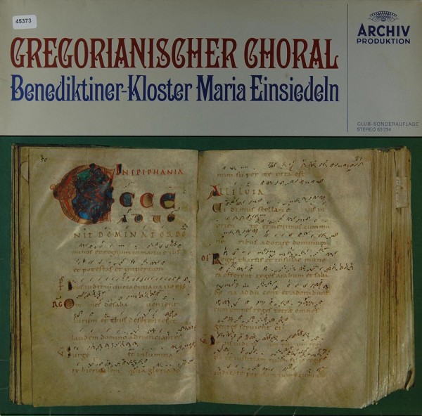 Benediktiner-Kloster Maria Einsiedeln: Gregorianischer Choral