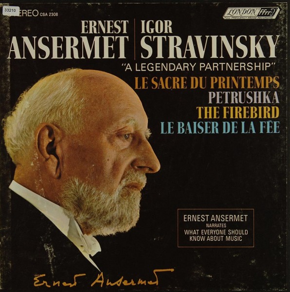 Ansermet: Ansermet conducts Stravinsky