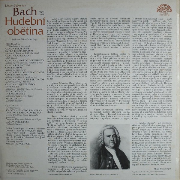 Bach: Hudebni obetina