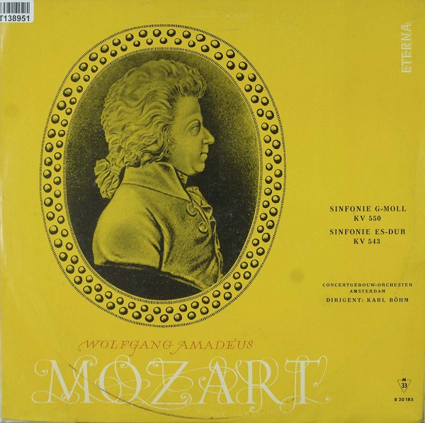 Wolfgang Amadeus Mozart, Concertgebouworkest: Sinfonie G-Moll KV 550 / Sinfonie ES-Dur KV 543