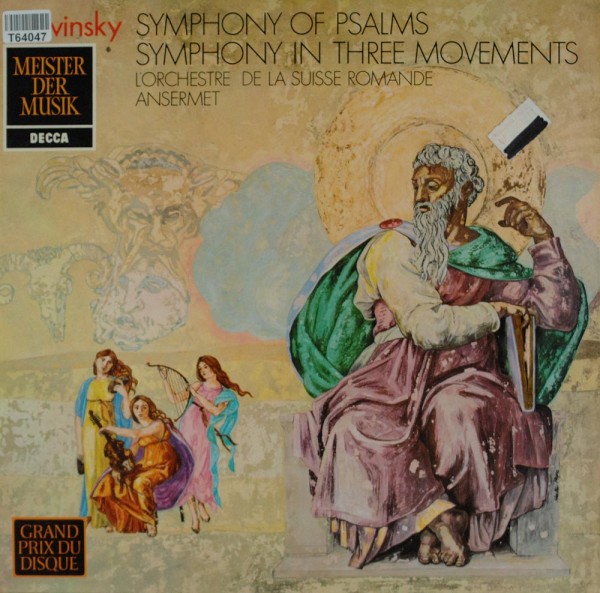 Igor Stravinsky, L&#039;Orchestre De La Suisse R: Symphony Of Psalms / Symphony In Three Movements