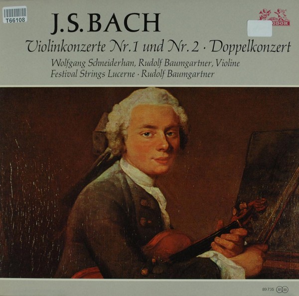 Johann Sebastian Bach, Rudolf Baumgartner, : Violinkonzerte Nr. 1 und Nr. 2 * Doppelkonzert