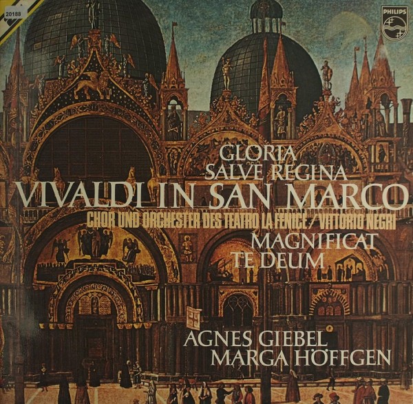 Vivaldi: Vivaldi in San Marco - Gloria, Salve Regina u.a.