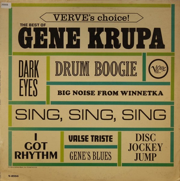 Krupa, Gene: The Best of Gene Krupa