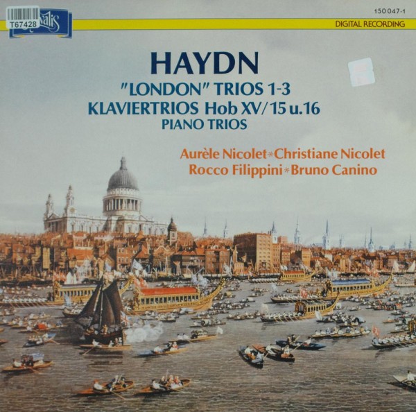 Joseph Haydn: London Trios 1-3 - Klaviertrios Hob XV/15 u. 16 Piano T