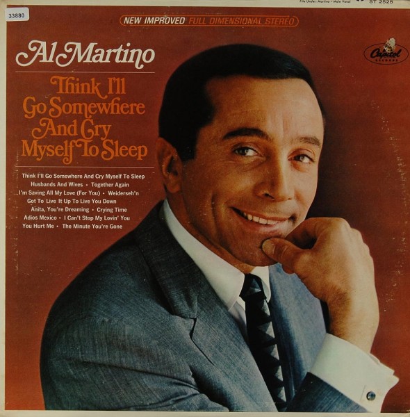 Martino, Al: Think I´ll go somewhere and cry myself to Sleep