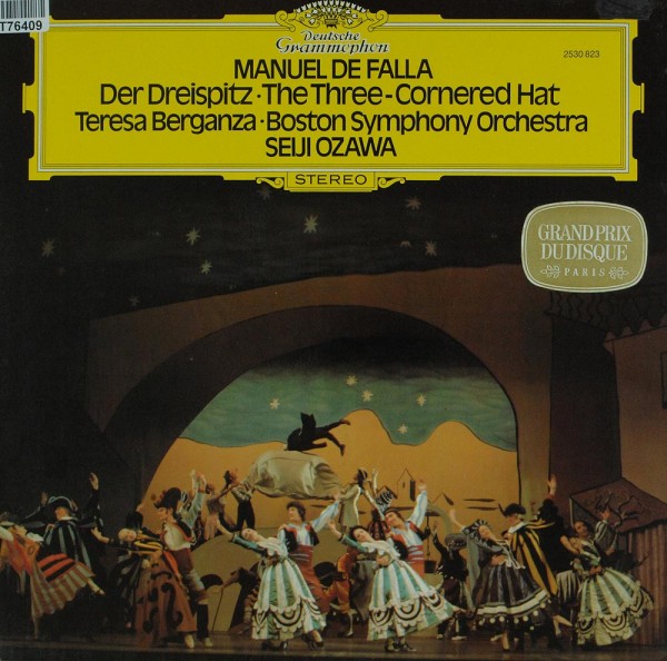 Manuel De Falla, Teresa Berganza, Boston Sym: El Sombrero De Tres Picos - Der Dreispitz, The Three-C