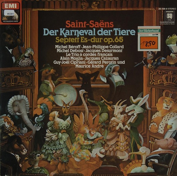 Saint-Saens: Karneval der Tiere / Septet Es-dur op. 65