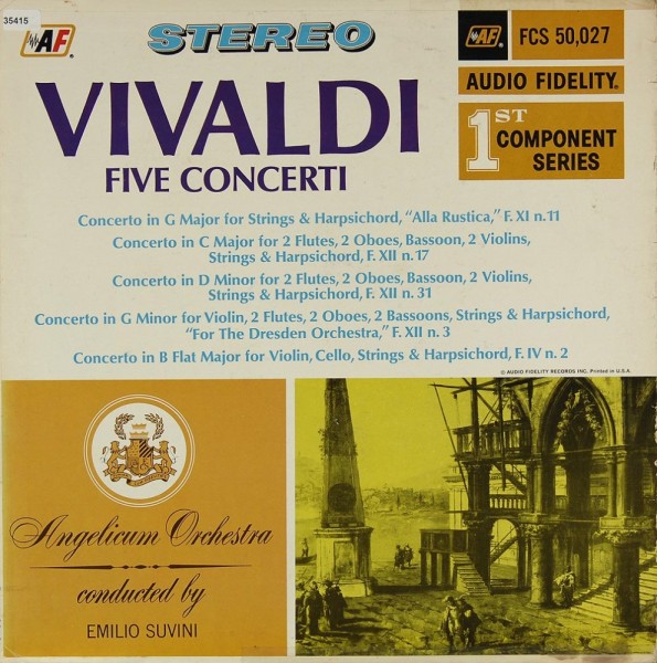 Vivaldi: Five Concerti