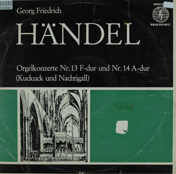 Georg Friedrich Händel: Orgelkonzerte Nr. 13 F-dur Und Nr. 14 A-dur (Kuckuck Un