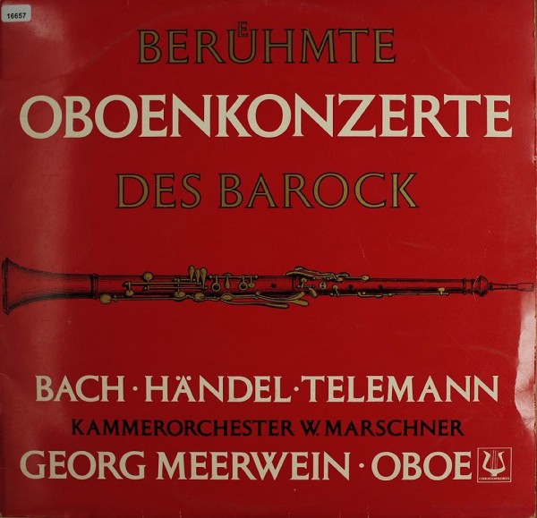 Verschiedene: Berühmte Oboenkonzerte des Barock
