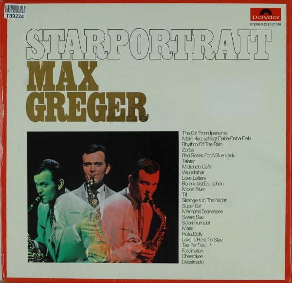 Max Greger: Starportrait