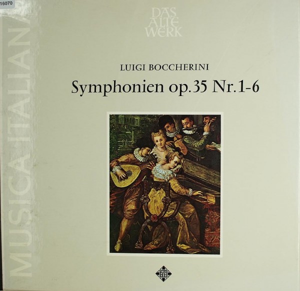 Boccherini: 6 Symphonien OP.35