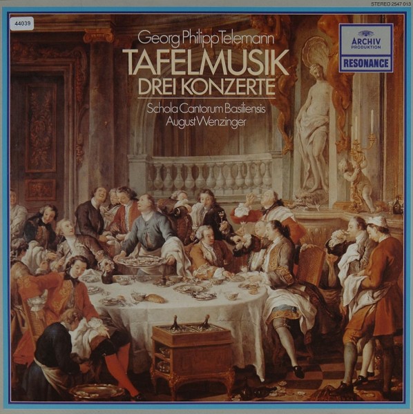 Telemann: Tafelmusik: Drei Konzerte