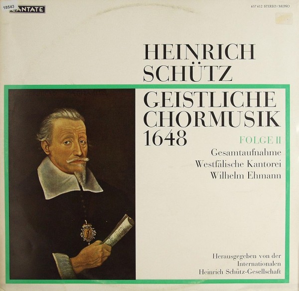 Schütz: Geistliche Chormusik 1648 Folge II
