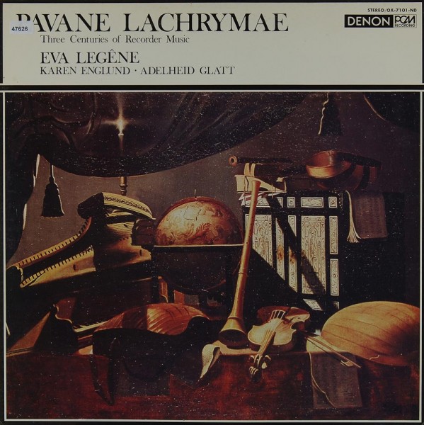 Verschiedene: Pavane Lachrymae - 3 Centuries of Recorder Music