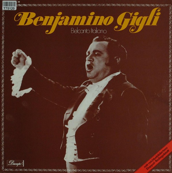 Beniamino Gigli: Belcanto Italiano - Das Benjamino Giglio Album