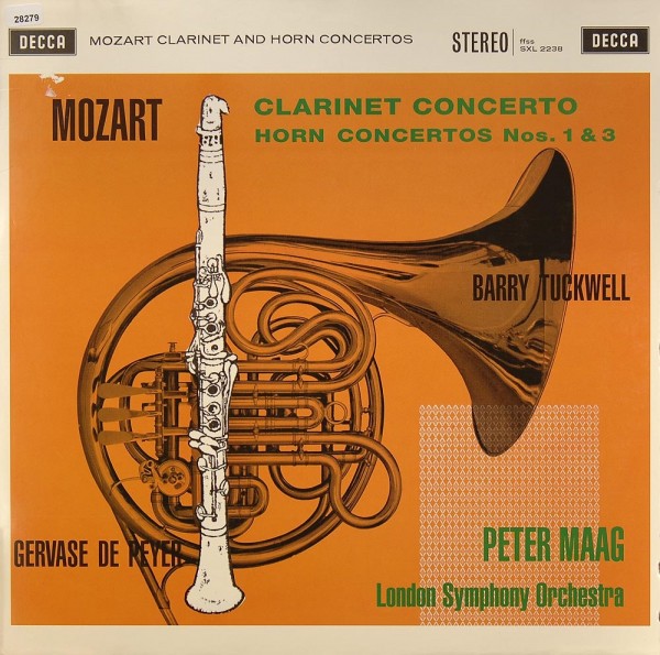 Mozart: Klarinettenkonzert / Horn Konzert Nr. 1 &amp; 3