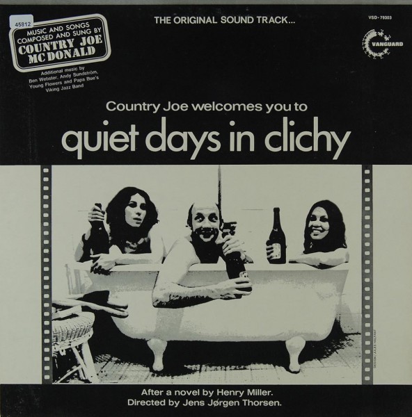 McDonald, Country Joe (Soundtrack): Quiet Days in Clichy