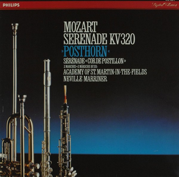 Wolfgang Amadeus Mozart, Sir Neville Marrin: Serenade KV320 &quot;Posthorn&quot; / 2 Marches