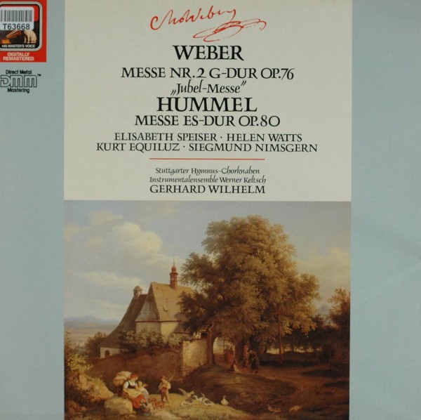 Carl Maria von Weber, Johann Nepomuk Hummel, Elisabeth Speiser, …: Messe Nr. 2 G-dur Op. 76 Jubel -