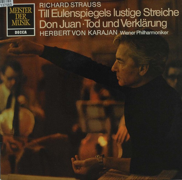 Richard Strauss, Herbert von Karajan, Wiener: Till Eulenspiegels Lustige Streiche ⋅ Don Juan ⋅ Tod U