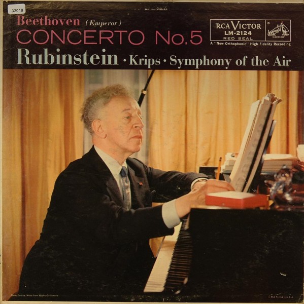 Rubinstein: Beethoven´s Concerto No. 5