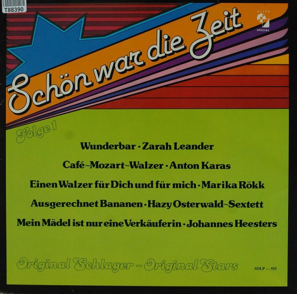 Various: Schön War Die Zeit Folge 1