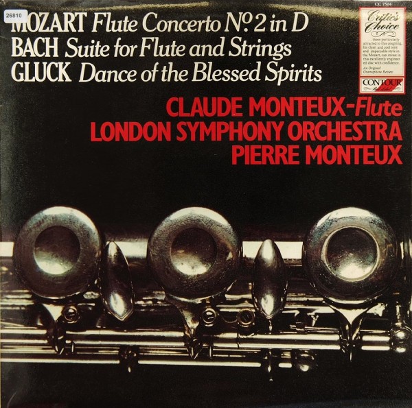 Mozart / Bach / Gluck: Flute Masterpieces