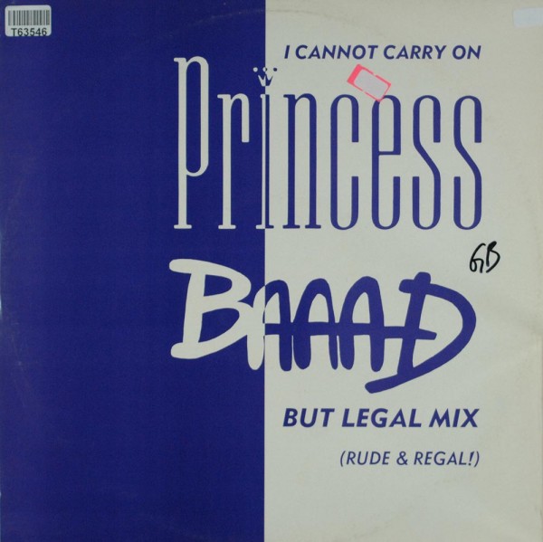 Princess: I Cannot Carry On