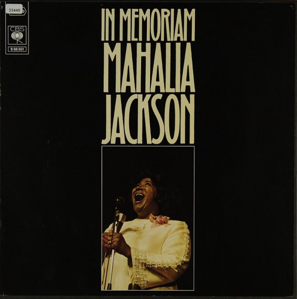 Jackson, Mahalia: In Memoriam
