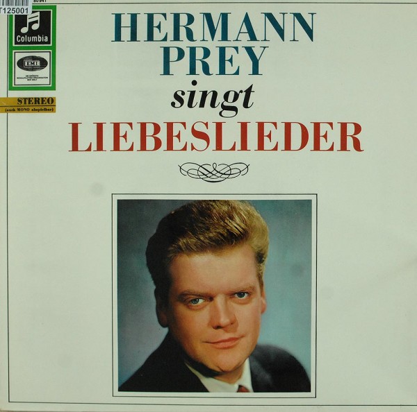 Hermann Prey: Hermann Prey singt Liebeslieder aus seinem Fernsehprogra