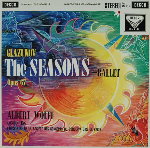 Alexander Glazunov : Orchestre De La Sociét: The Seasons, Op.67 - Ballet