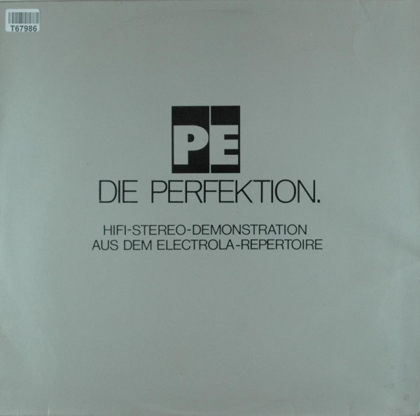 Die Perfektion: Hifi-Stereo-Demonstration Aus Dem Electrola-Repertoire