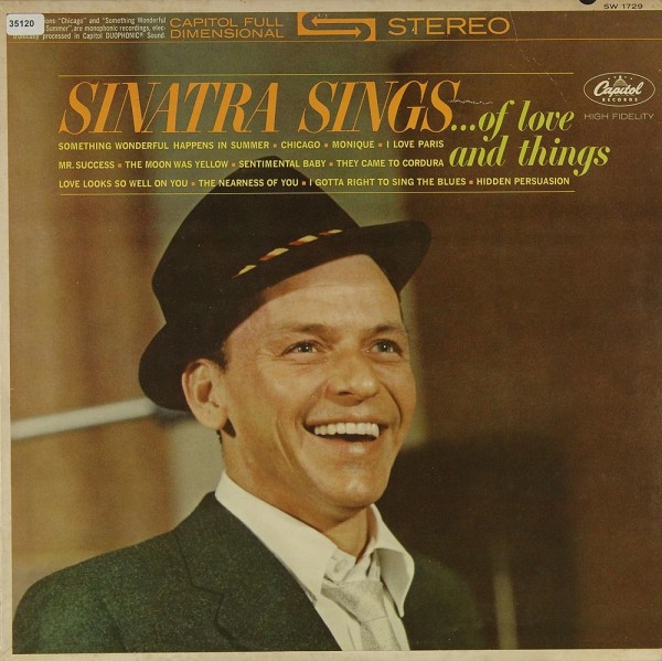 Sinatra, Frank: Sinatra sings... of Love and Things