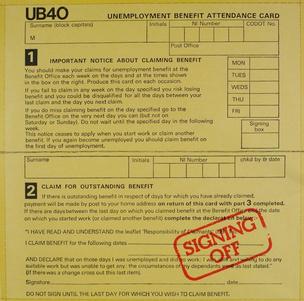 UB40: Signing Off